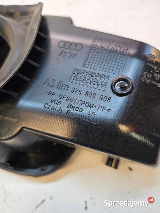 KLAPKA WLEWU PALIWA AUDI A3 8V SEDAN LY9B Przystajń