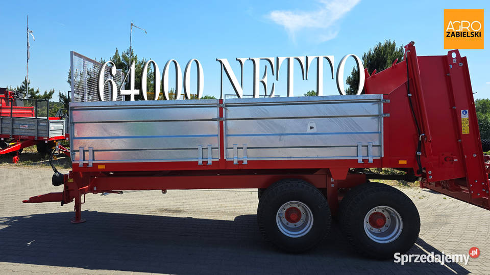 Rozrzutnik obornika 8 ton 8000 ROLTRANS N2504 Korytki sprzedam