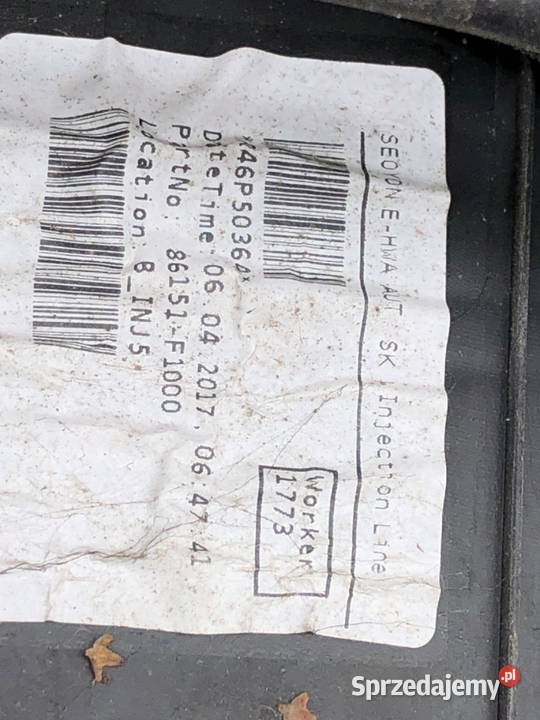 PODSZYBIE KIA SPORTAGE IV 86151F1000 SUV OSŁONA