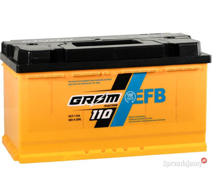 Akumulator Grom Racing EFB 110Ah 920A PŁOCK osobowe sprzedam