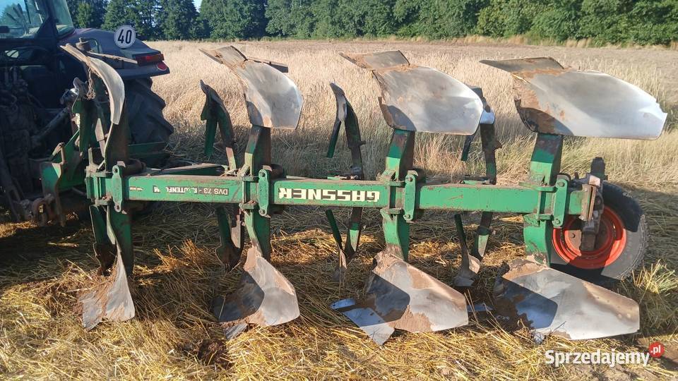 Pług obrotowy Gassner 4 skiby lemken kuhn rabe nieuszkodzony