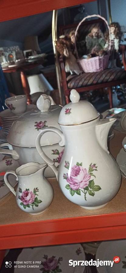 Serwis do kawy Kahla Turyngia Niemcy Datowanie Porcelana i szkło Gdańsk