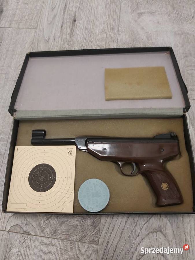 Pistolet Weihrauch HW70 45mm pudełko śrut tarcze