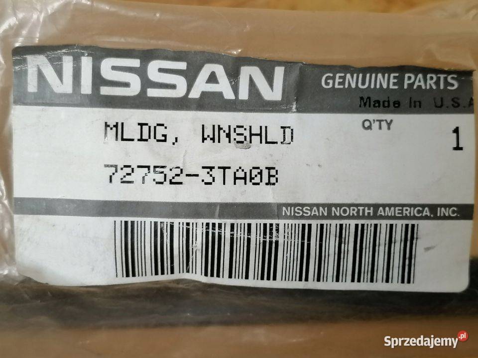 NISSAN ALTIMA LISTWA SZYBY PRZEDNIEJ 727523TA0B Pleszew