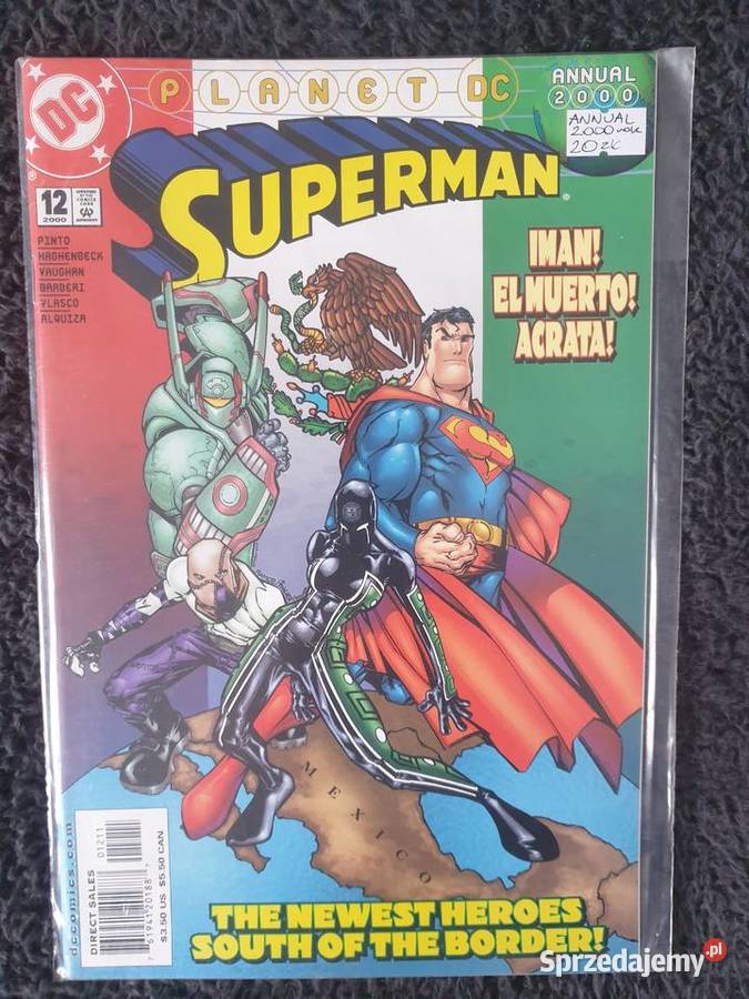 Superman Annual zestaw 7 komiksów DC USA lata Gdynia