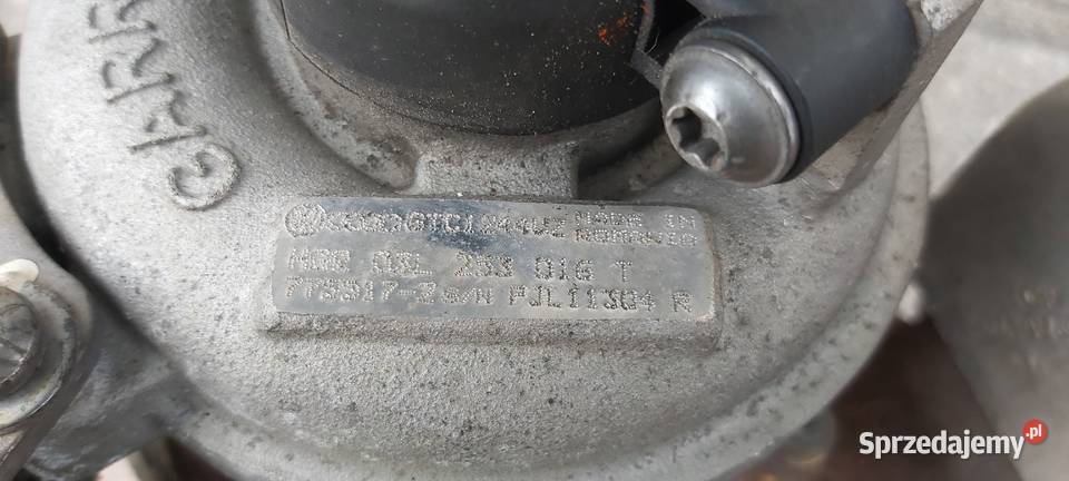 VW Audi Seat Skoda 16tdi 105 turbosprężarka Rok produkcji 2015 świętokrzyskie Skarżysko-Kamienna sprzedam
