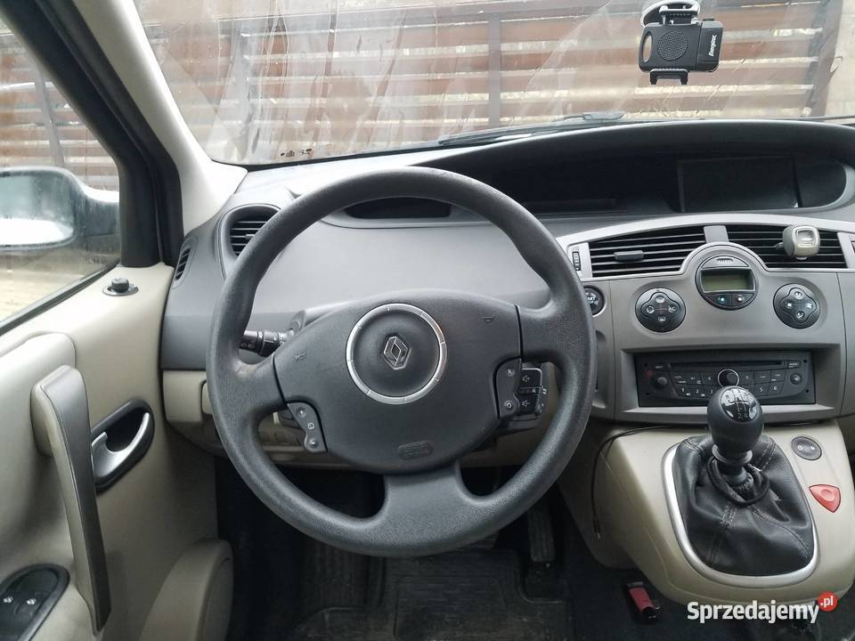 Renault Scenic II 15dci 2007r tempomat Navi nowe czujnik zmierzchu Sosnowiec