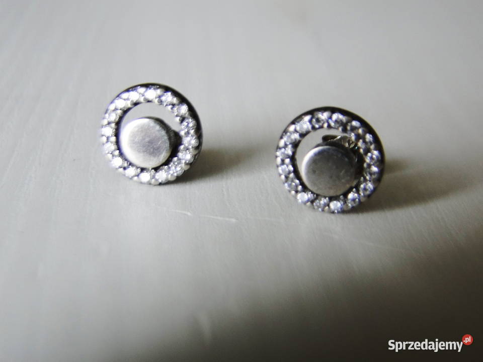 Śliczne stare subtelne kolczyki srebro 925 srebro Warszawa