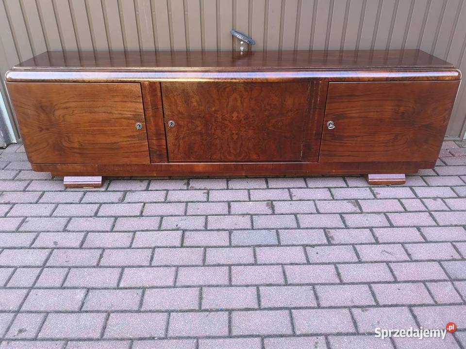 Komoda RTV ARTDECO Niska Orzech 202 Zgrabna wielkopolskie Swarzędz