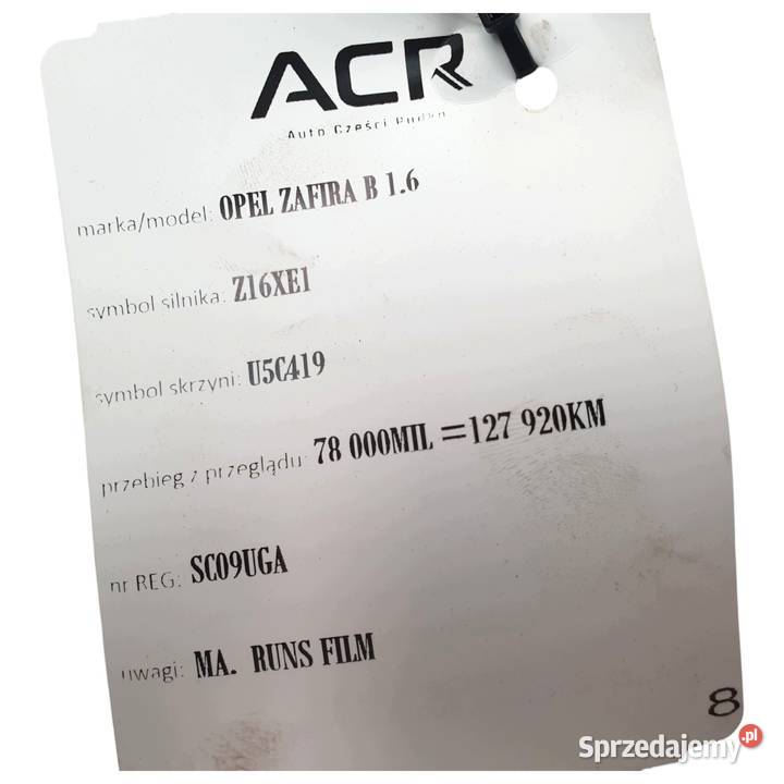 ALTERNATOR Opel Astra J Meriva B Zafira C 16 16V osobowe Chełm