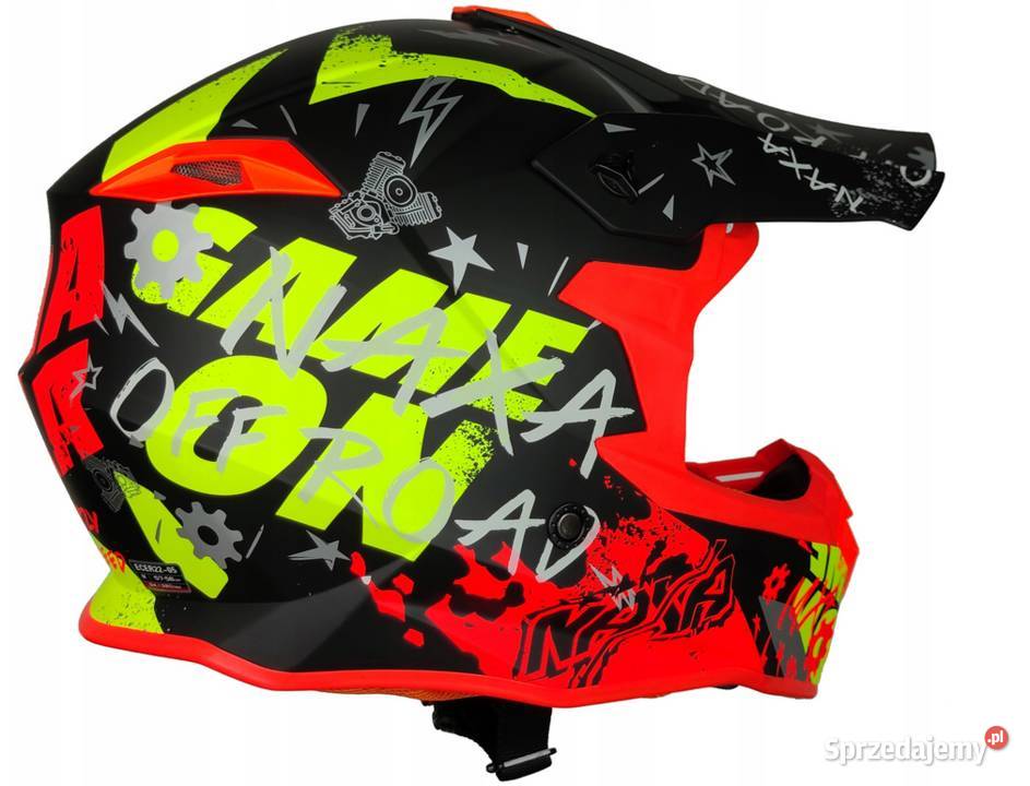 Kask motocyklowy cross enduro Naxa C9P Sosnowiec