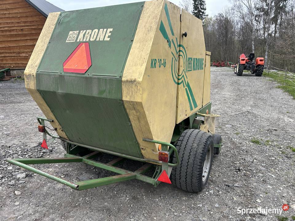 Prasa rolująca belująca Krone 1016 belarka Rolujące (belujące) Nowy Sącz