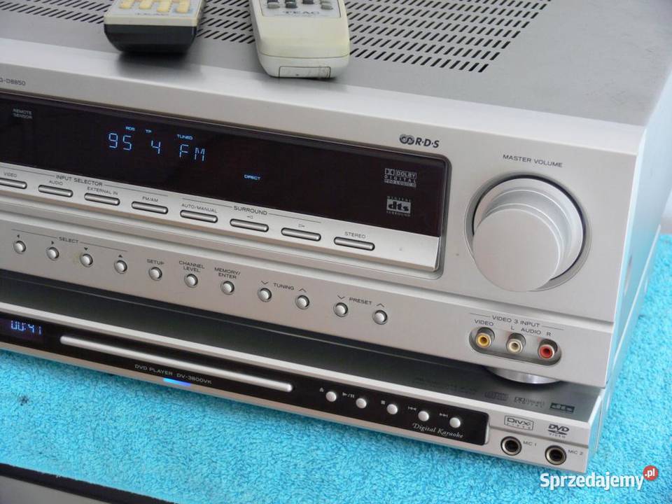 Amplituner i CD TEAC piloty mocny WYSYŁKA Jasło