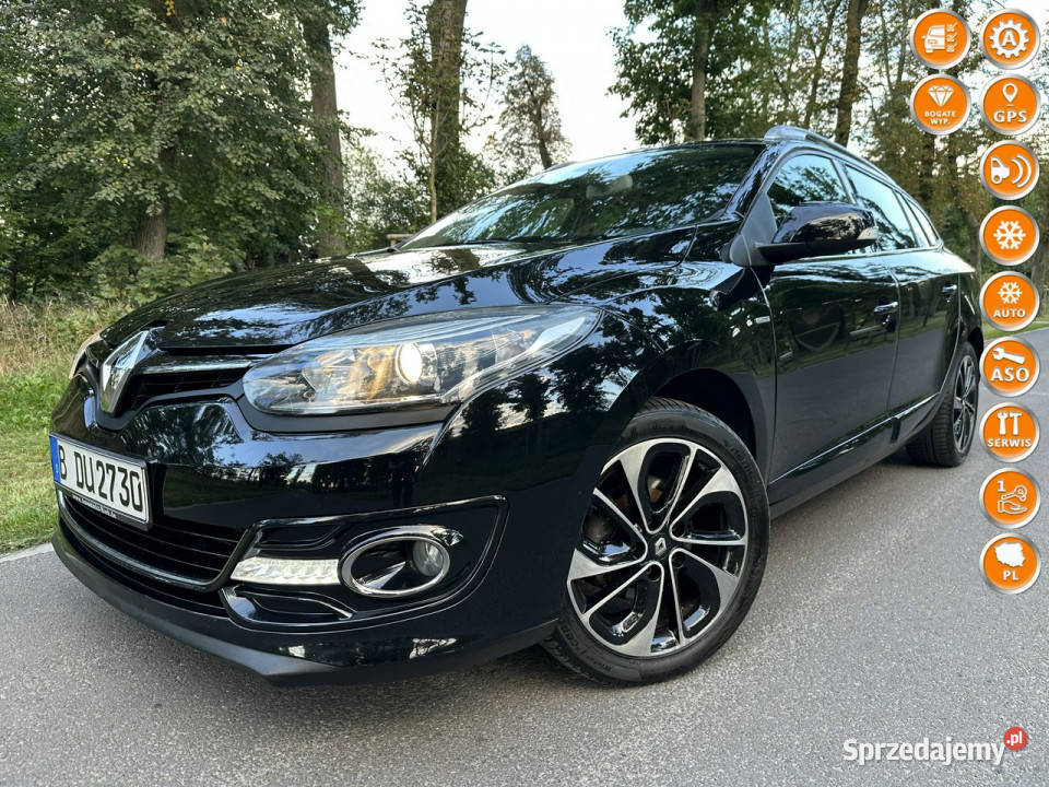 Renault Megane III 12 TCE 132 BOSE Automat Navi centralny zamek Józefkowo sprzedam