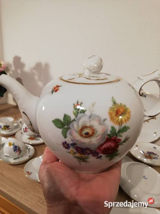 Duzy zestaw kawa herbata porcelana funstenberg Ropa