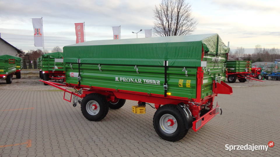 Przyczepa rolnicza dwuosiowa Pronar T6532 6T łódzkie Kozenin sprzedam