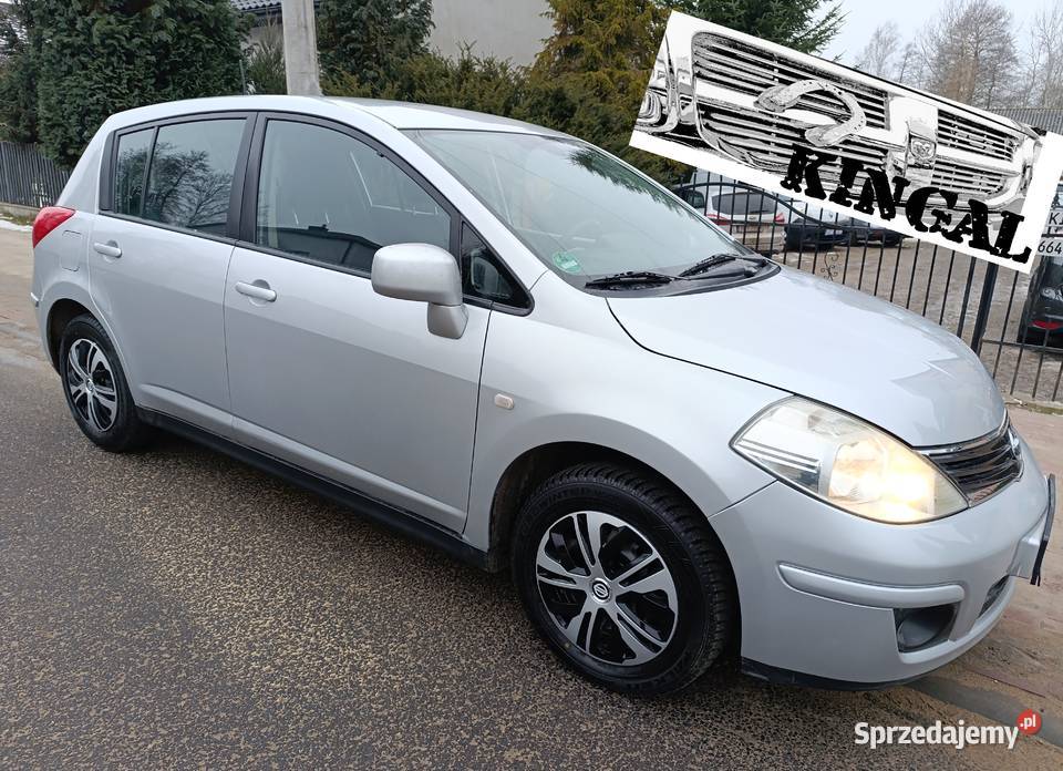 Nissan Tiid 16 benzyna 2010r 1 właściciela z Rok produkcji 2010 Nissan śląskie Lgota-Mokrzesz