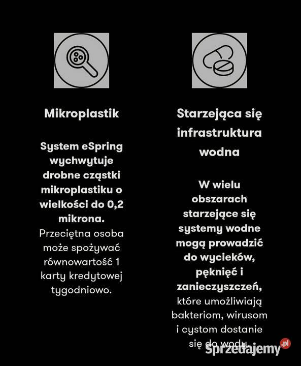 Filtr do wody eSpring zdrowa woda AGD drobne wielkopolskie Poznań