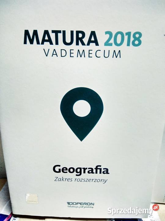 Geografia vademecum 2018 maturzysty operon Antykwariat Warszawa sprzedam