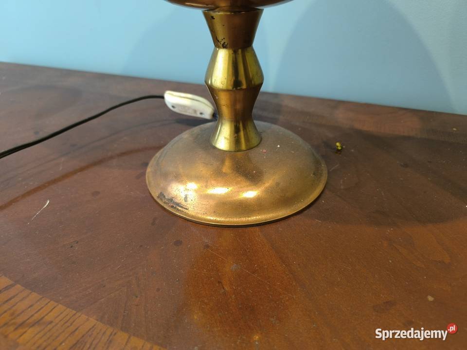Piękna unikalna mosiężna lampa Łódź