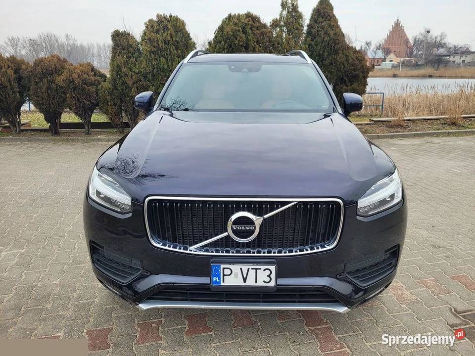 Volvo XC90 T6 AWD Momentum 7os 20 benz 310 2018r 1969cm3 Kleczew sprzedam