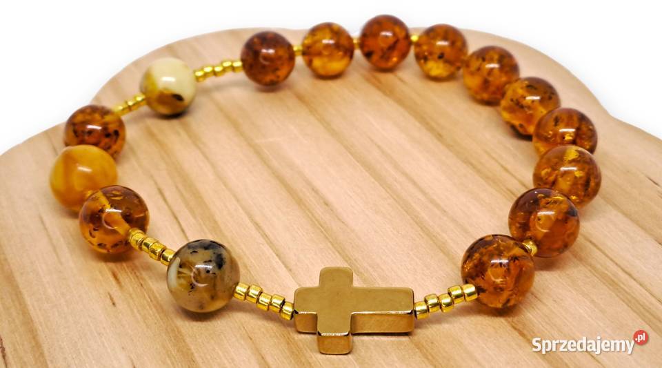Bransoletka różaniec dziesiątka różańca z Warszawa