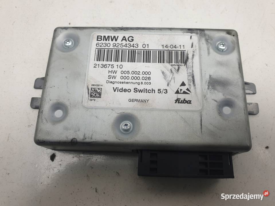 BMW F01 02 MODUŁ STEROWNIK VIDEOSWITCH TV osobowe