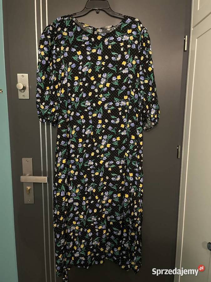 George sukienka modny wzór kwiaty groszki nowa zachodniopomorskie Choszczno