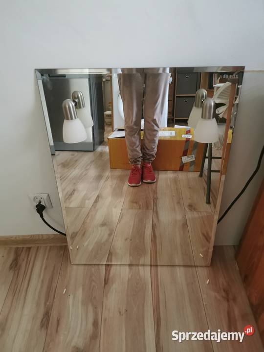 OKAZJA LUSTRO ŁAZIENKOWE Z OŚWIETLENIEM 80x60 Kłodzko
