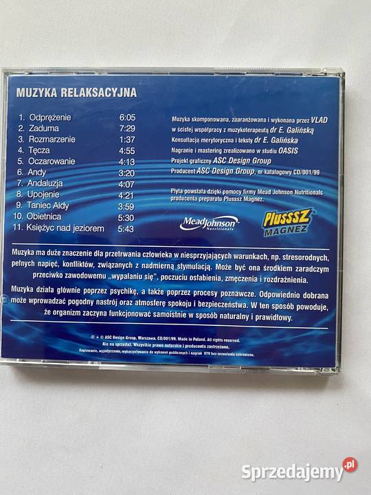 Muzyka relaksacyjnaHarmonia i odprezenieplyta CD lubelskie Lublin