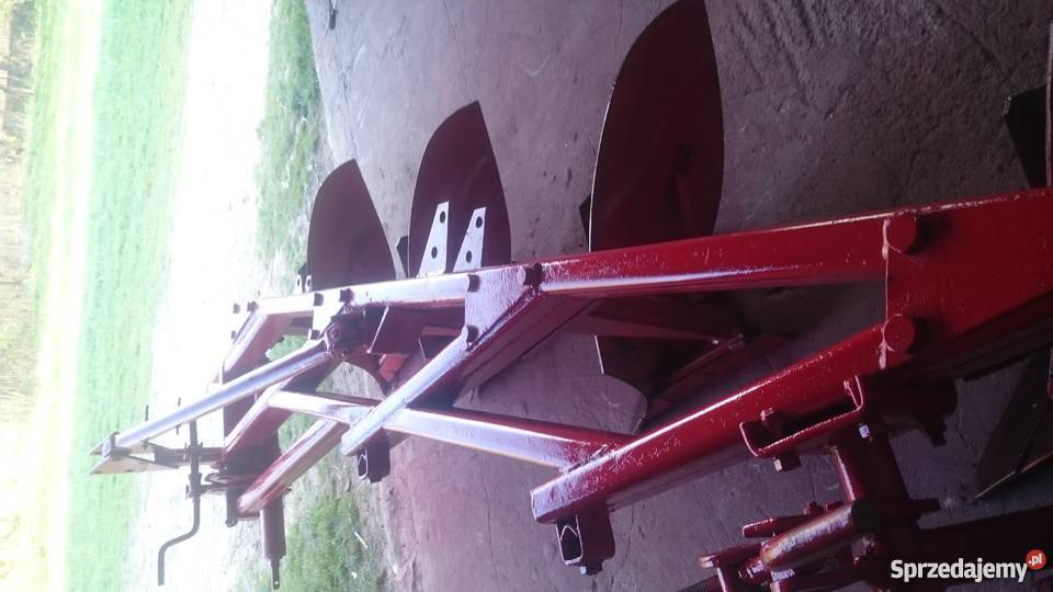 Pług unia Grudziądz 4 skibowy zagonowy Sierakowice