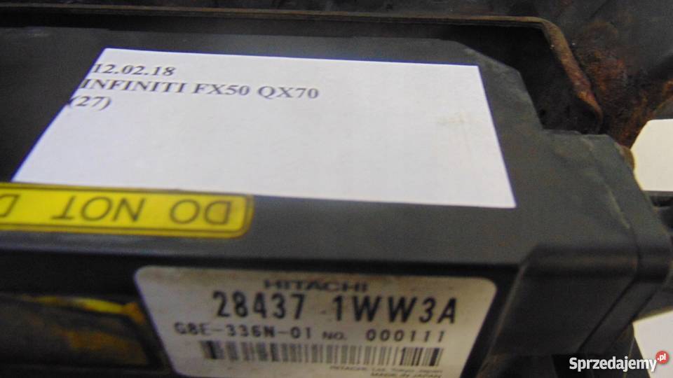 RADAR ODLEGŁOŚCI INFINITI FX50 284371WW3A Nowy Tomyśl sprzedam
