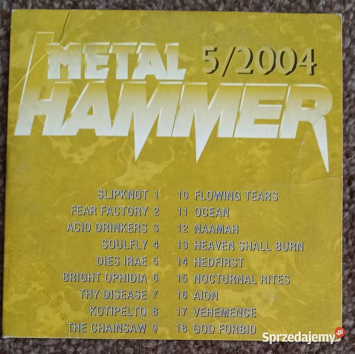 Metal Hammer 52004 Metal Mind Productions CD warmińsko-mazurskie Elbląg