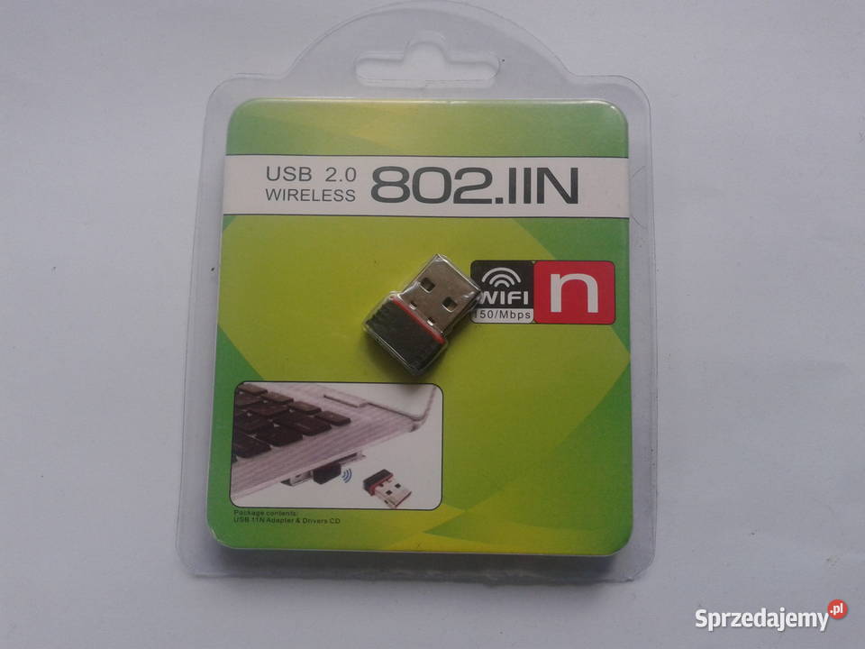 BEZPRZEWODOWY ADAPTER WIFI usb 20 wireless Chełm