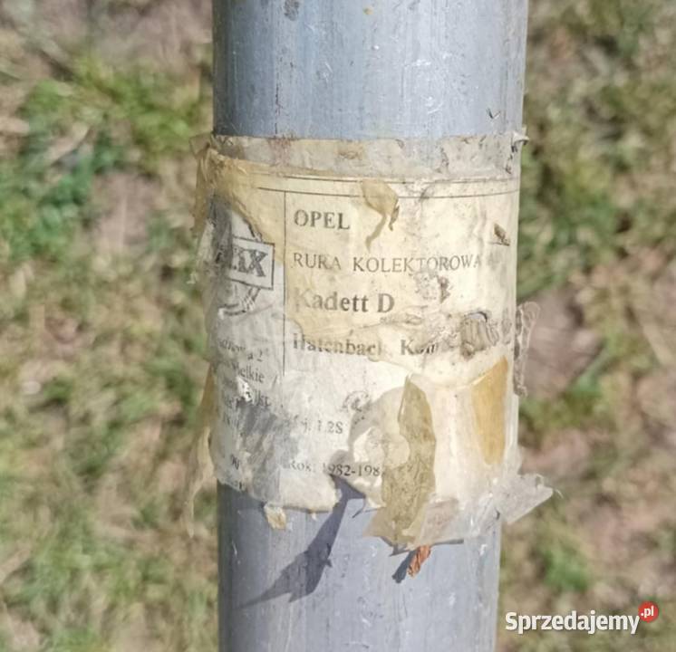 Opel Kadett D 12 rura kolektorowa wydechowa Nysa