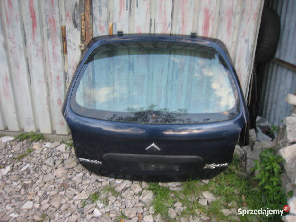 Klapa tylna tył Citroen Xsara Picasso granatowa