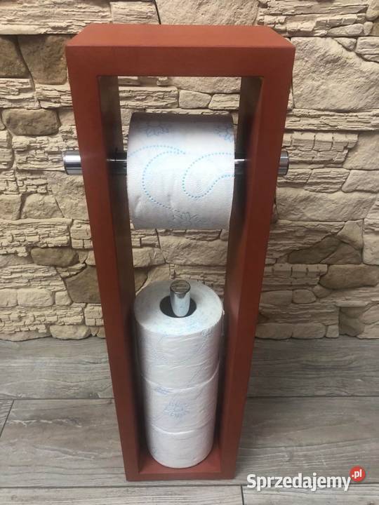 Stojak drewniany na papier toaletowy MACHOŃ podkarpackie Dębica