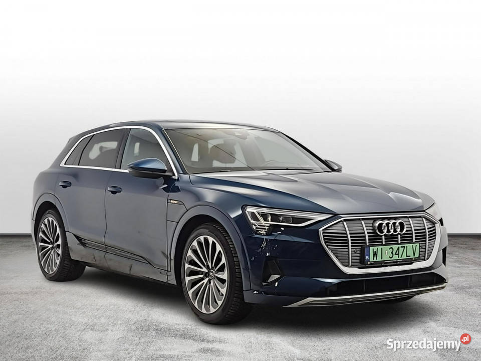 Audi etron 55 Quattro Advanced Z Polskiego elektrycznie ustawiane fotele mazowieckie Warszawa