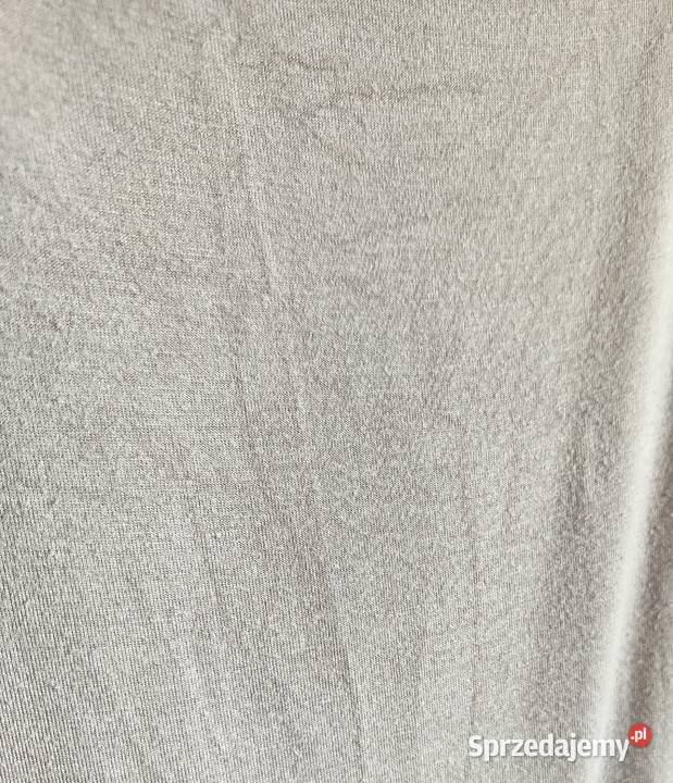 Bluzka top Amisu S 36 beżowa szara wiskoza Bluzki i koszule Szczecin