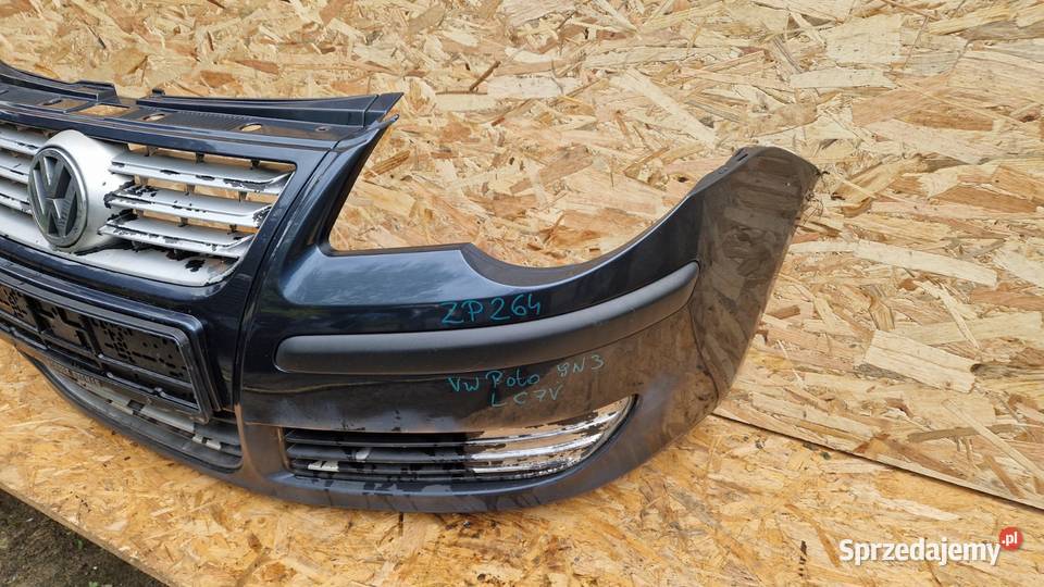 VW POLO 9N3 LC7V ZDERZAK PRZÓD PRZEDNI osobowe Zderzaki