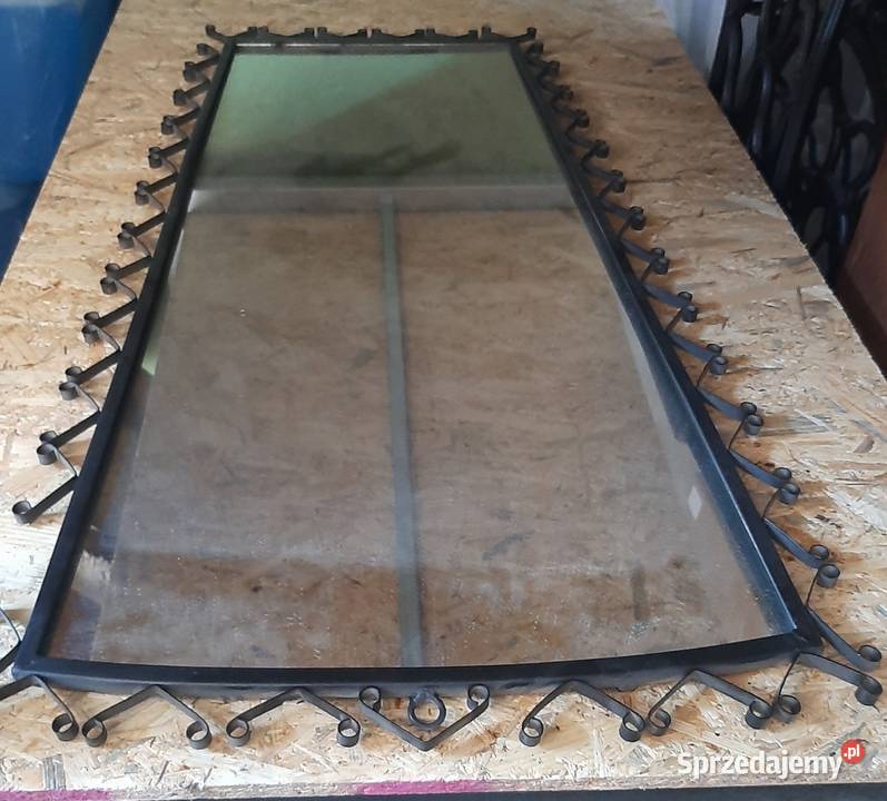 Lustro metalowa rama metaloplastyka prl Chorzów sprzedam