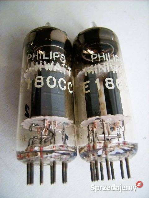 E180CC Philips SQ Dobrana Para NOS lata 1970 Porąbka sprzedam