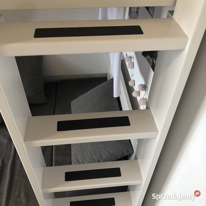 Łóżko piętrowe z sofą materacem i regalikiem Łóżka, wersalki i sofy Warszawa