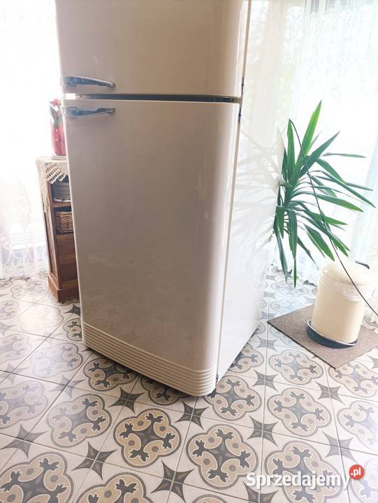 Lodówka SMEG 50S Style FAB50RCR5 no1921 Beżowa 81cm