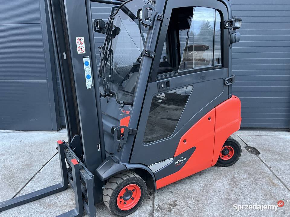 Linde H16 T Gaz LPG 385m16t Pełna kabina 2950h Poraj