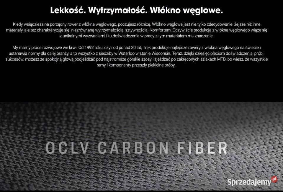 Rower Trek Madone 7 700C OCLV SRAM RED 22 CARBON małopolskie Tarnów