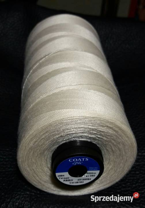 Nici do szycia szwalnicze COATS GRAL Tkt 40 Produkcja Tarnowo Podgórne sprzedam