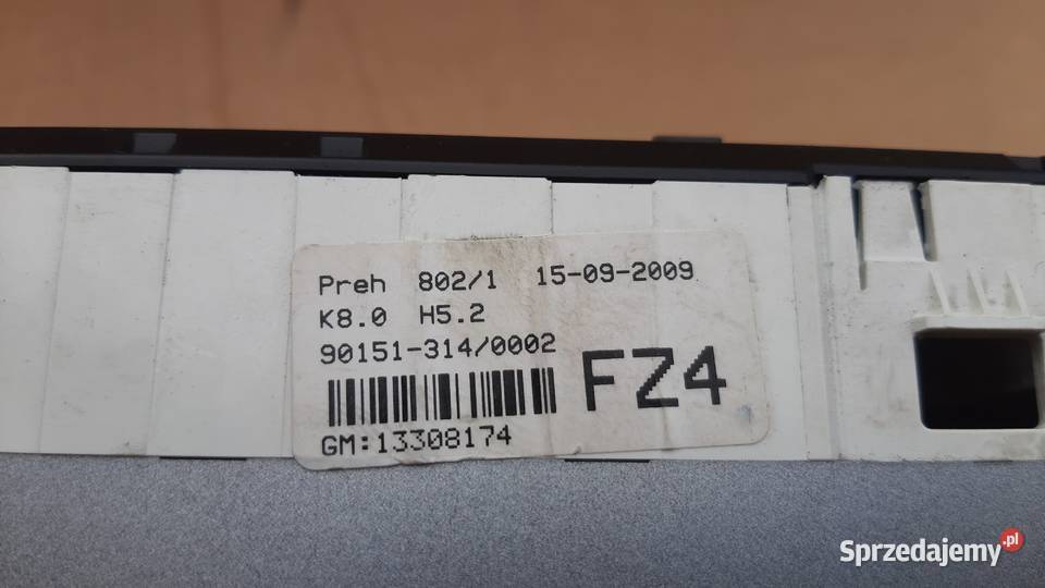 panel sterownia nawiewem klimatyzacji Opel Astra Dębno