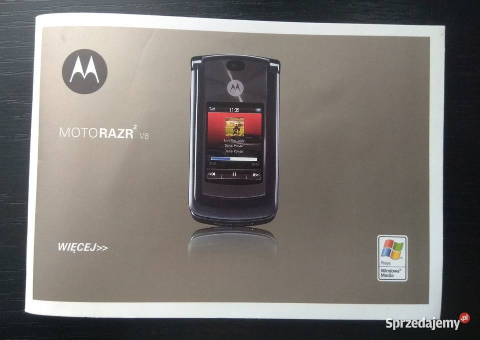 Instrukcja Motorola Razr V8 mazowieckie