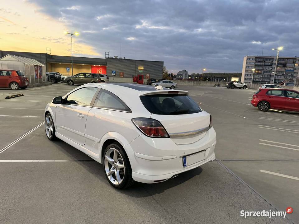 Opel Astra H GTC 18 Benzyna Coupe Opc Line Skóra elektrochrom. lusterko wst. Chrzanów